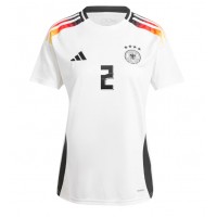 Camiseta Alemania Antonio Rudiger #2 Primera Equipación para mujer Eurocopa 2024 manga corta